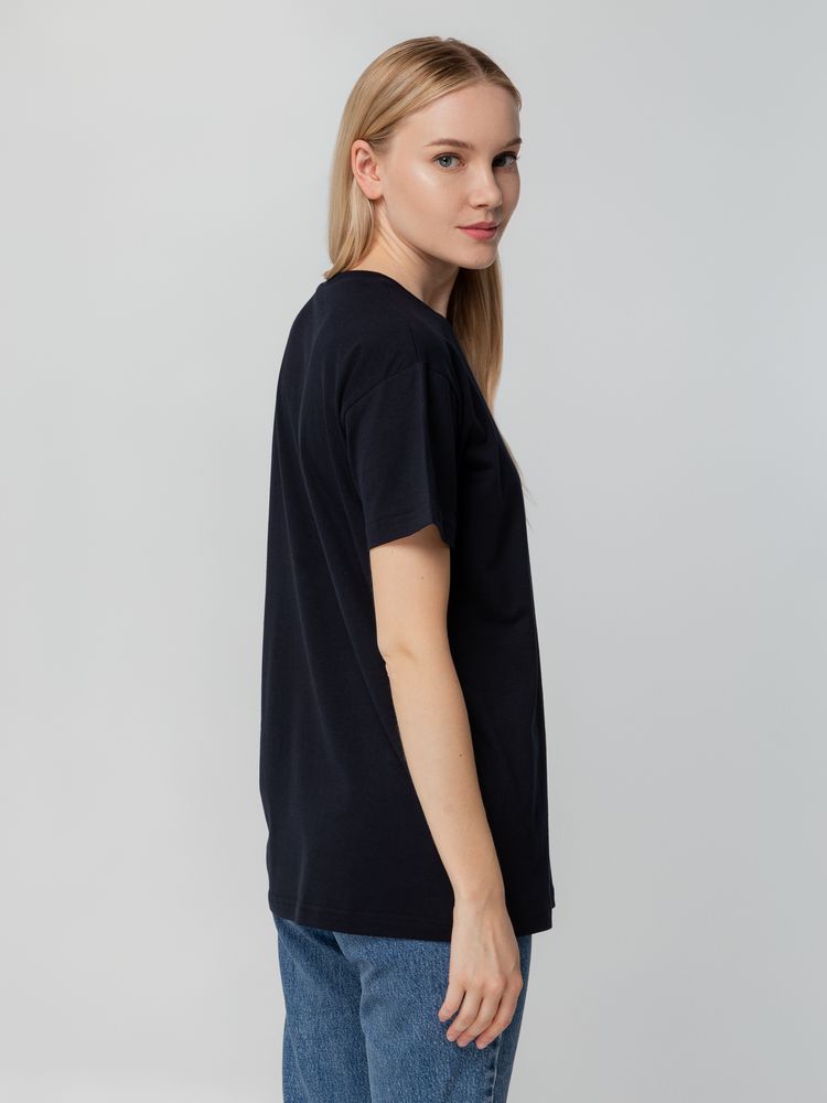 Футболка унисекс T-bolka 140, темно-синяя — изображение 10