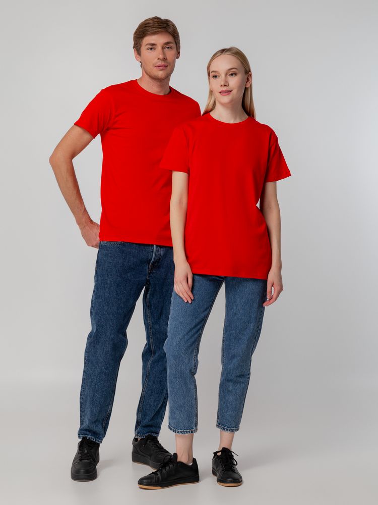 Футболка унисекс T-bolka 140, красная — изображение 13