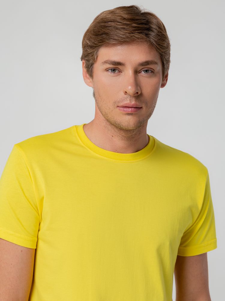 Футболка унисекс T-bolka 140, желтая — изображение 9