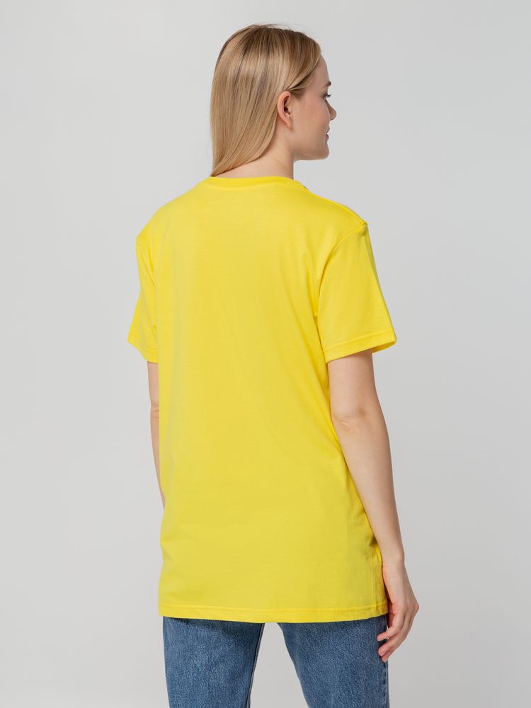 Футболка унисекс T-bolka 140, желтая — изображение 12
