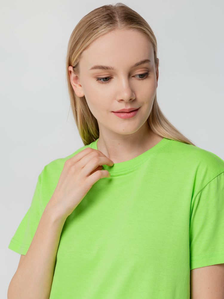 Футболка унисекс T-bolka 140, зеленое яблоко — изображение 12