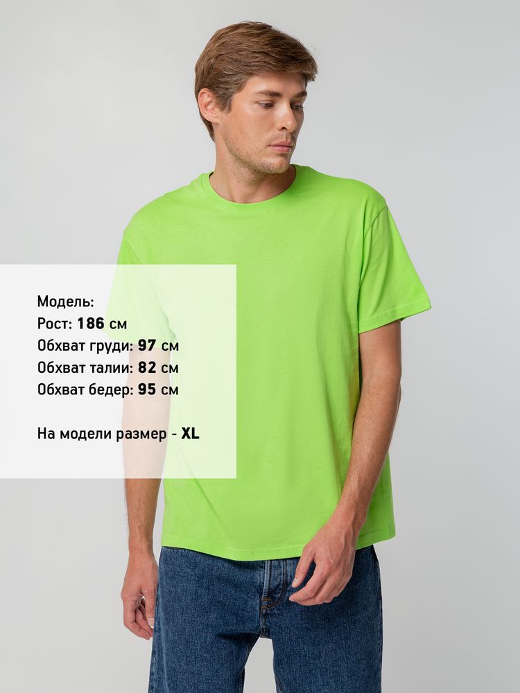 Футболка унисекс T-bolka 140, зеленое яблоко — изображение 6