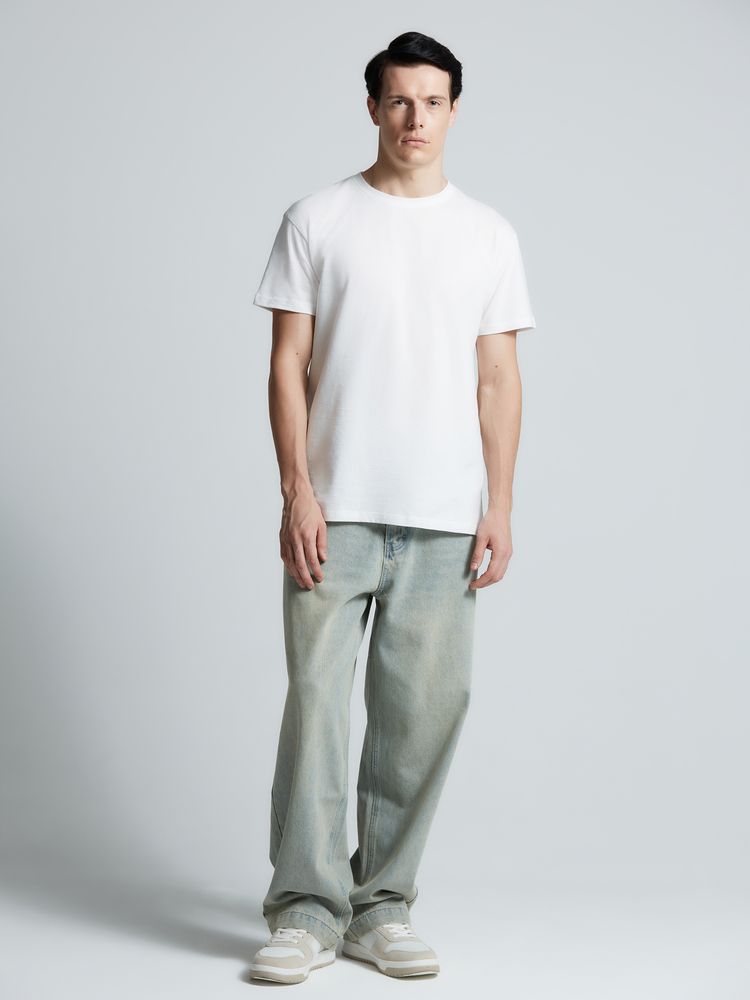 Футболка унисекс T-Bolka 160, белая (белоснежная) — изображение 14