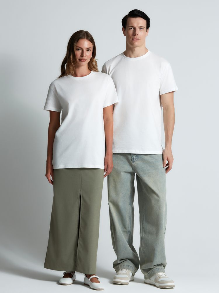 Футболка унисекс T-Bolka 160, белая (белоснежная) — изображение 16