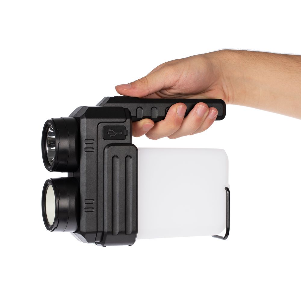 Кемпинговый фонарь-лампа аккумуляторный Yol, черный — изображение 8