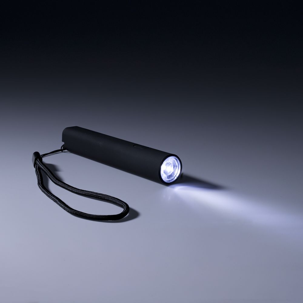 Фонарик аккумуляторный Falkirk, черный — изображение 7