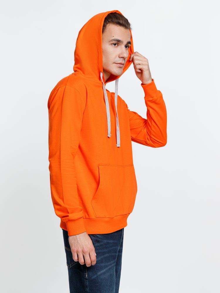 Толстовка с капюшоном Kirenga, оранжевая — изображение 10