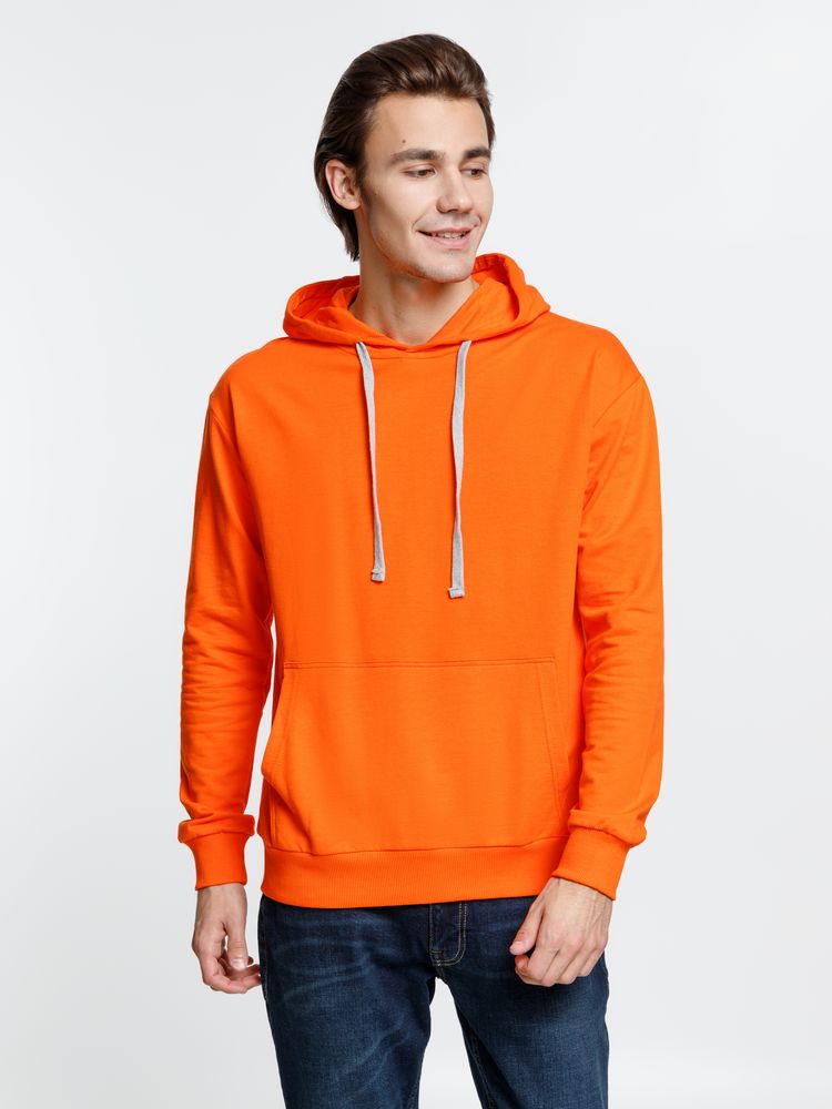 Толстовка с капюшоном Kirenga, оранжевая — изображение 8