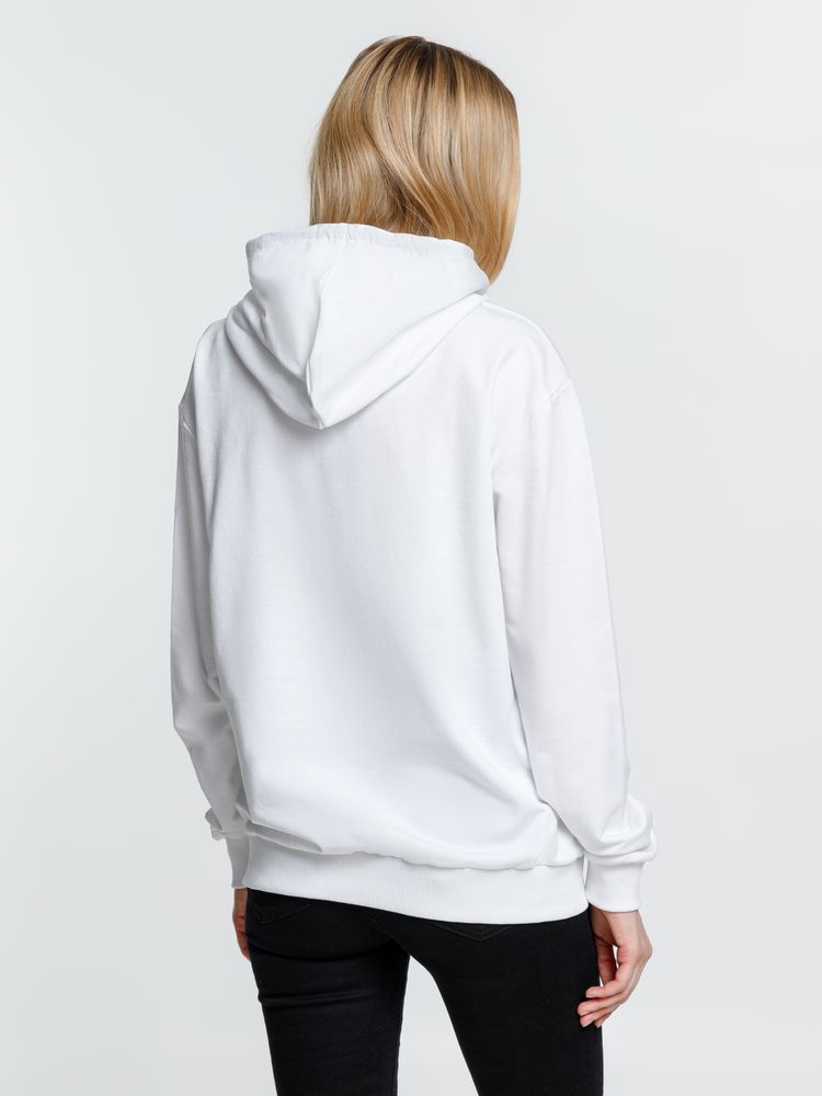 Толстовка с капюшоном Kirenga, белая (белоснежная) — изображение 10