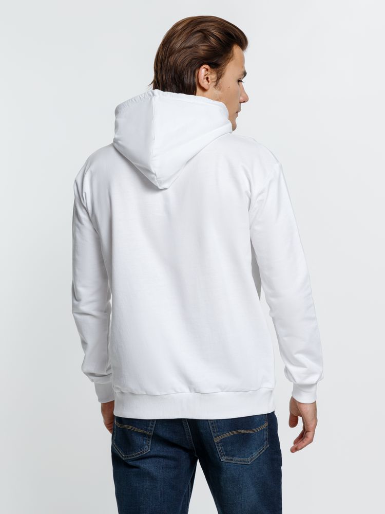 Толстовка с капюшоном Kirenga, белая (белоснежная) — изображение 7