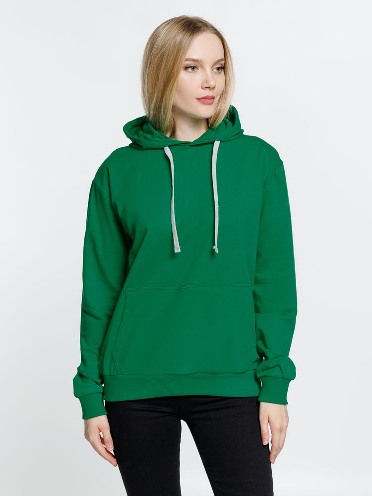 Толстовка с капюшоном Kirenga, зеленая — изображение 9