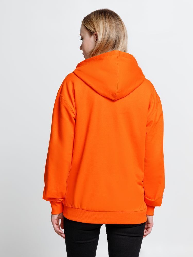 Толстовка на молнии с капюшоном Siverga, оранжевая — изображение 6