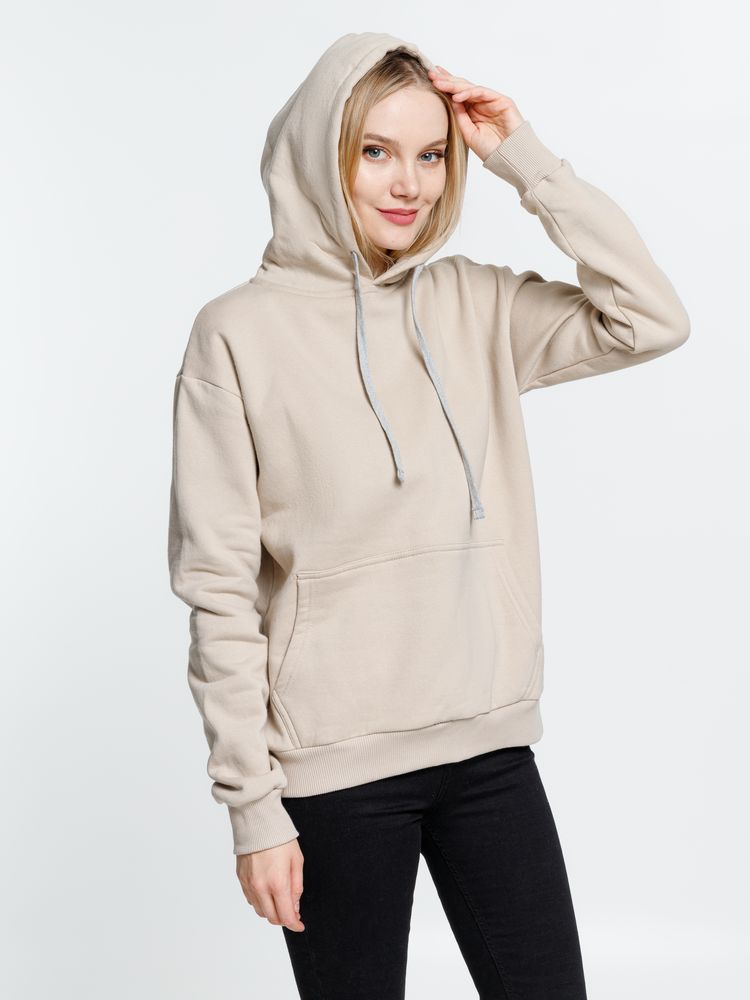 Толстовка с капюшоном Kirenga Heavy, бежевая — изображение 10