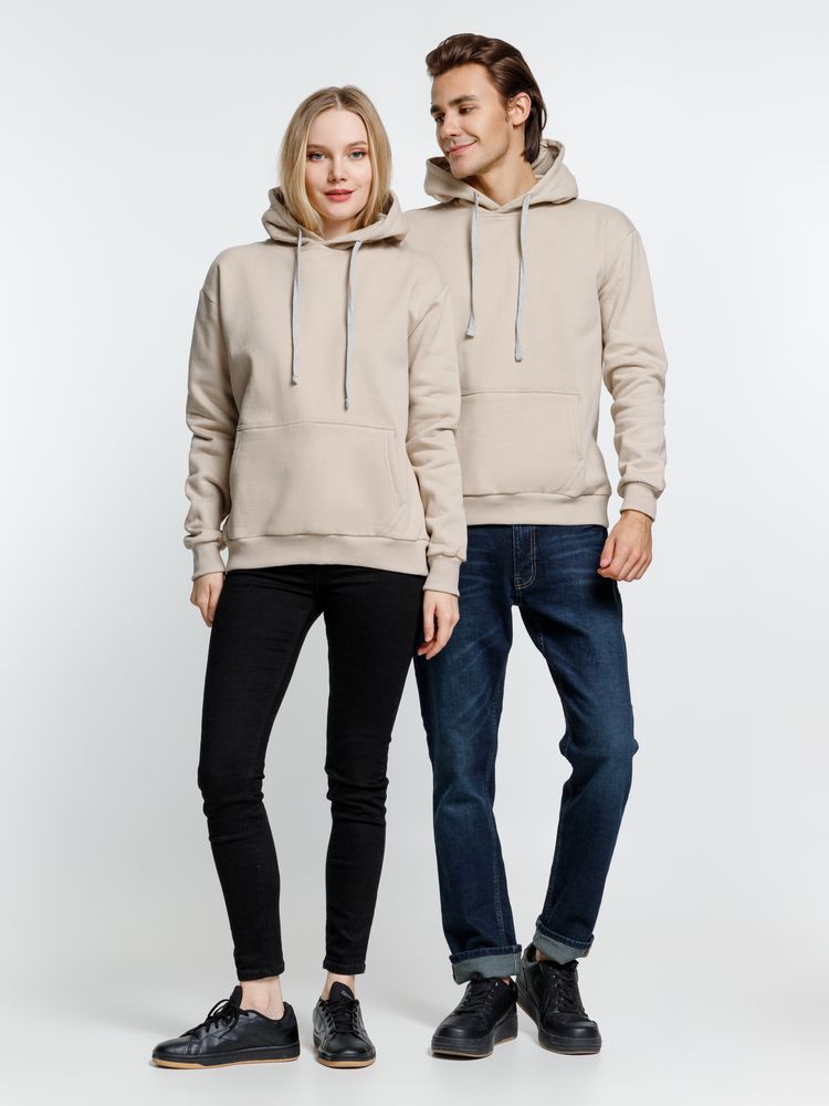 Толстовка с капюшоном Kirenga Heavy, бежевая — изображение 12
