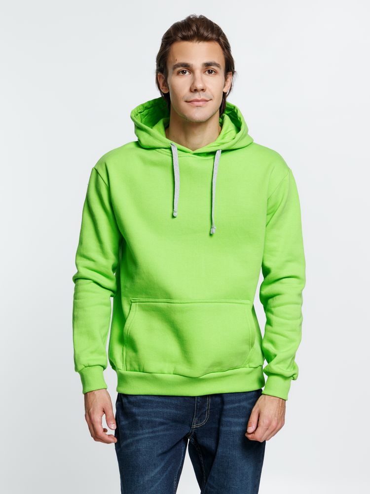 Толстовка с капюшоном Kirenga Heavy, зеленое яблоко — изображение 11