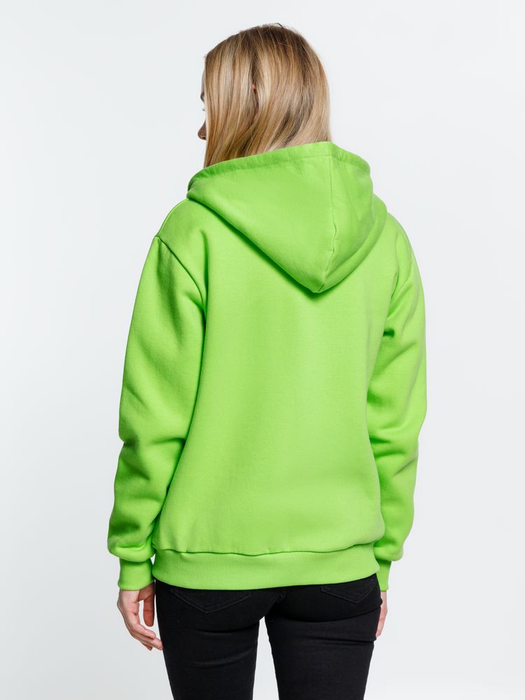 Толстовка на молнии с капюшоном Siverga Heavy, зеленое яблоко — изображение 6