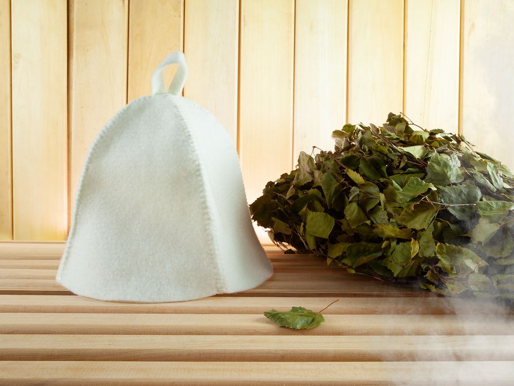 Банная шапка Heat Off, белая — изображение 4