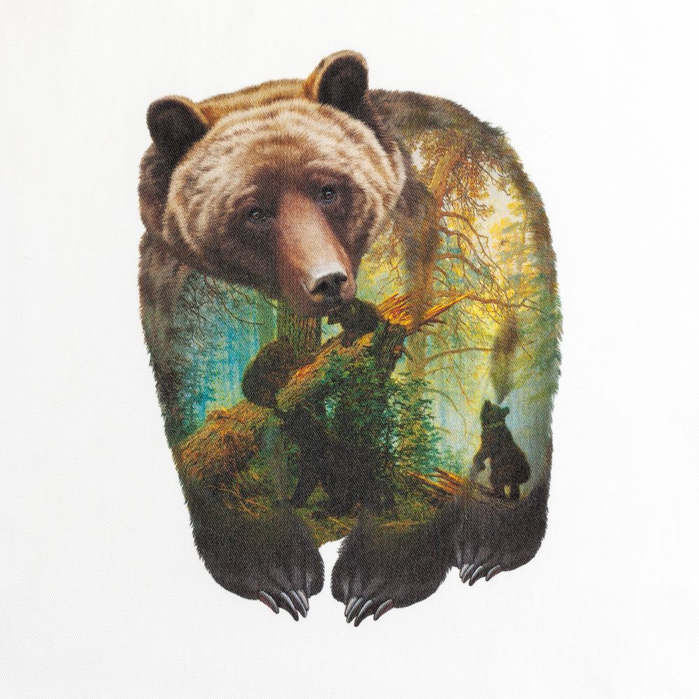 Холщовая сумка Bruin, молочно-белая — изображение 4