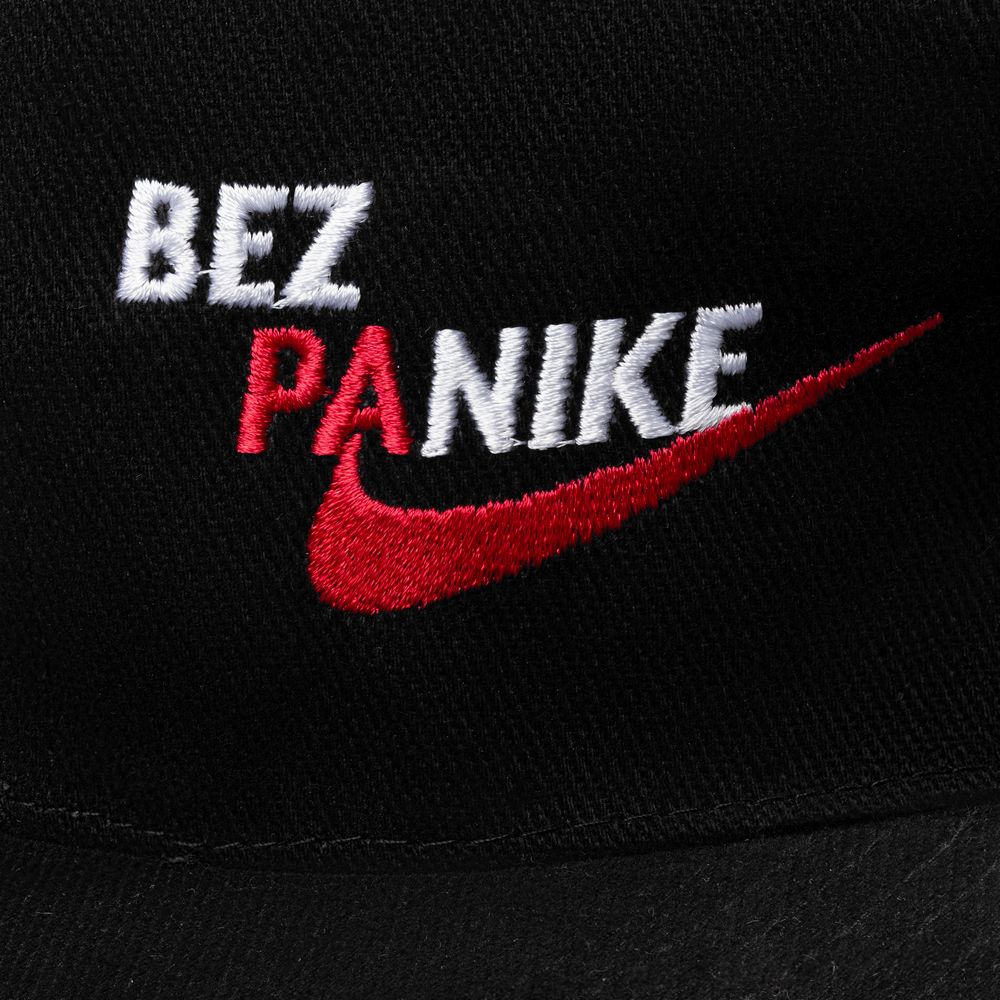 Бейсболка Bez Panike, черная — изображение 4