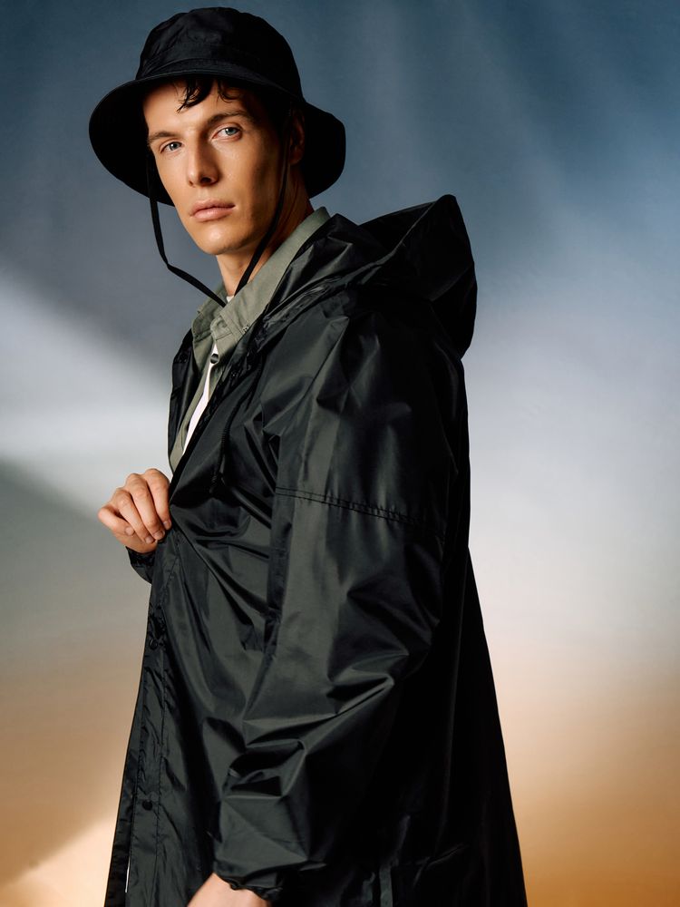 Дождевик унисекс Rainman, черный — изображение 4