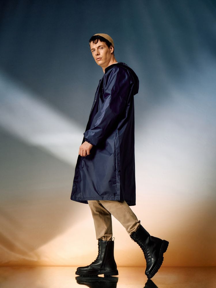 Дождевик унисекс Rainman, темно-синий — изображение 5