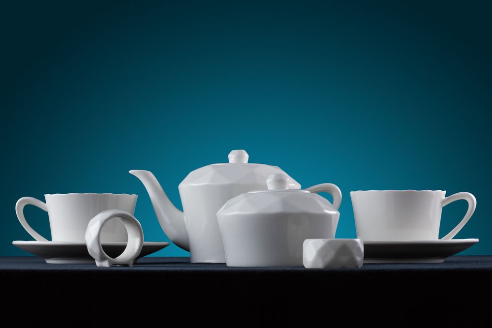 Чайник Diamante Bianco в подарочной коробке, белый — изображение 8