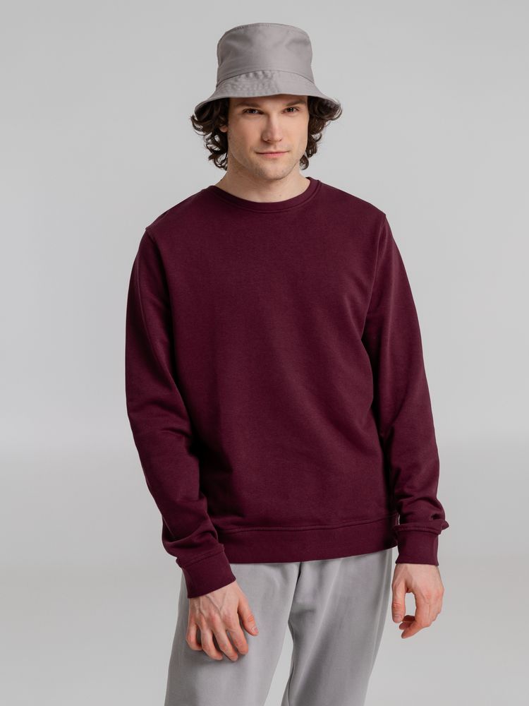 Свитшот унисекс BNC Inspire (Organic), бордовый — изображение 6