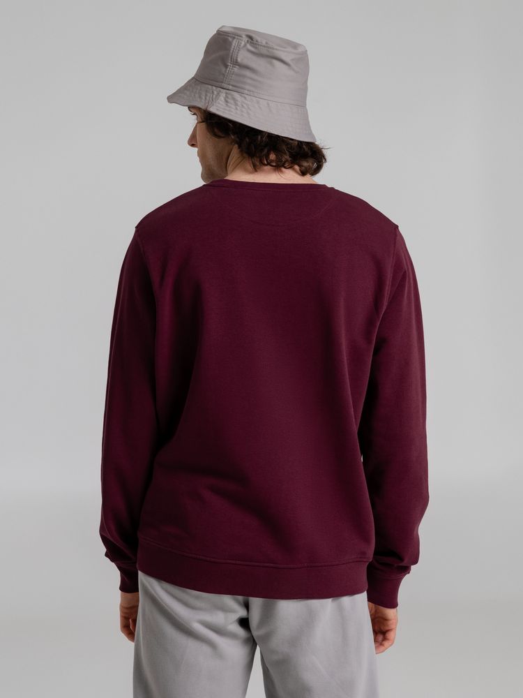Свитшот унисекс BNC Inspire (Organic), бордовый — изображение 8