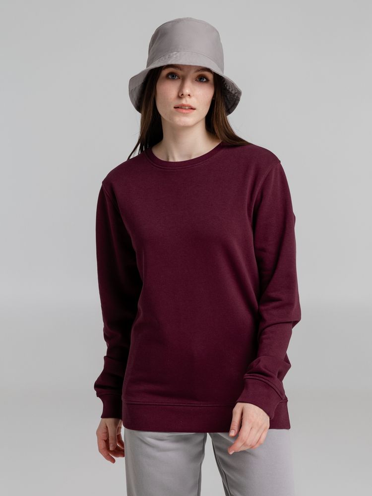 Свитшот унисекс BNC Inspire (Organic), бордовый — изображение 9