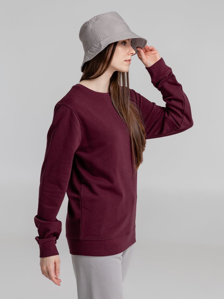 Свитшот унисекс BNC Inspire (Organic), бордовый — изображение 10