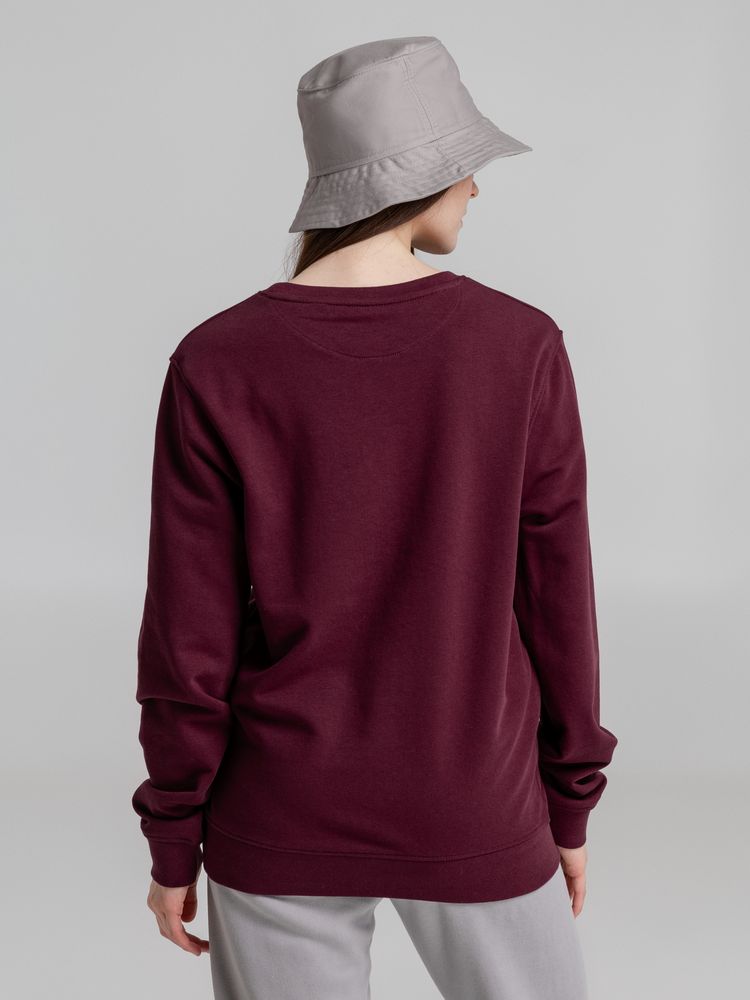 Свитшот унисекс BNC Inspire (Organic), бордовый — изображение 11