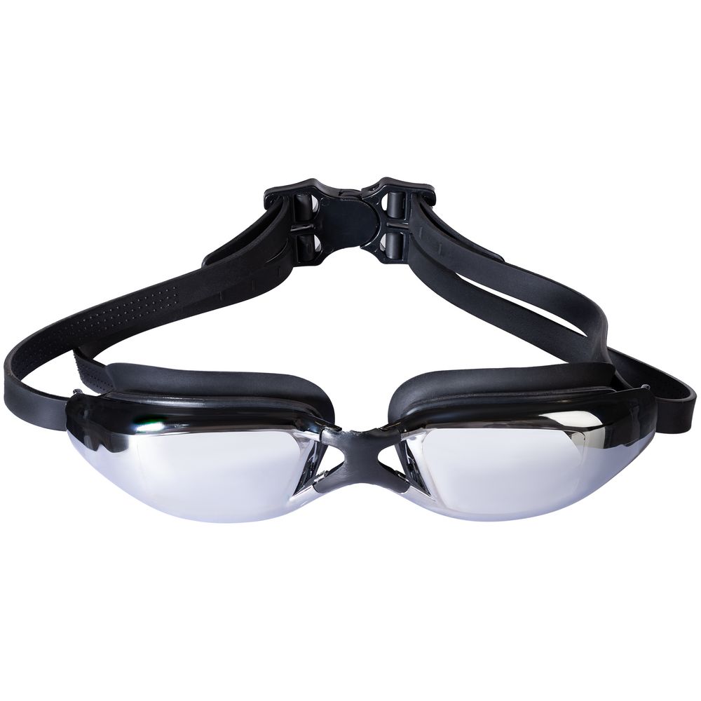 Очки для плавания зеркальные Underwater, черные — изображение 4