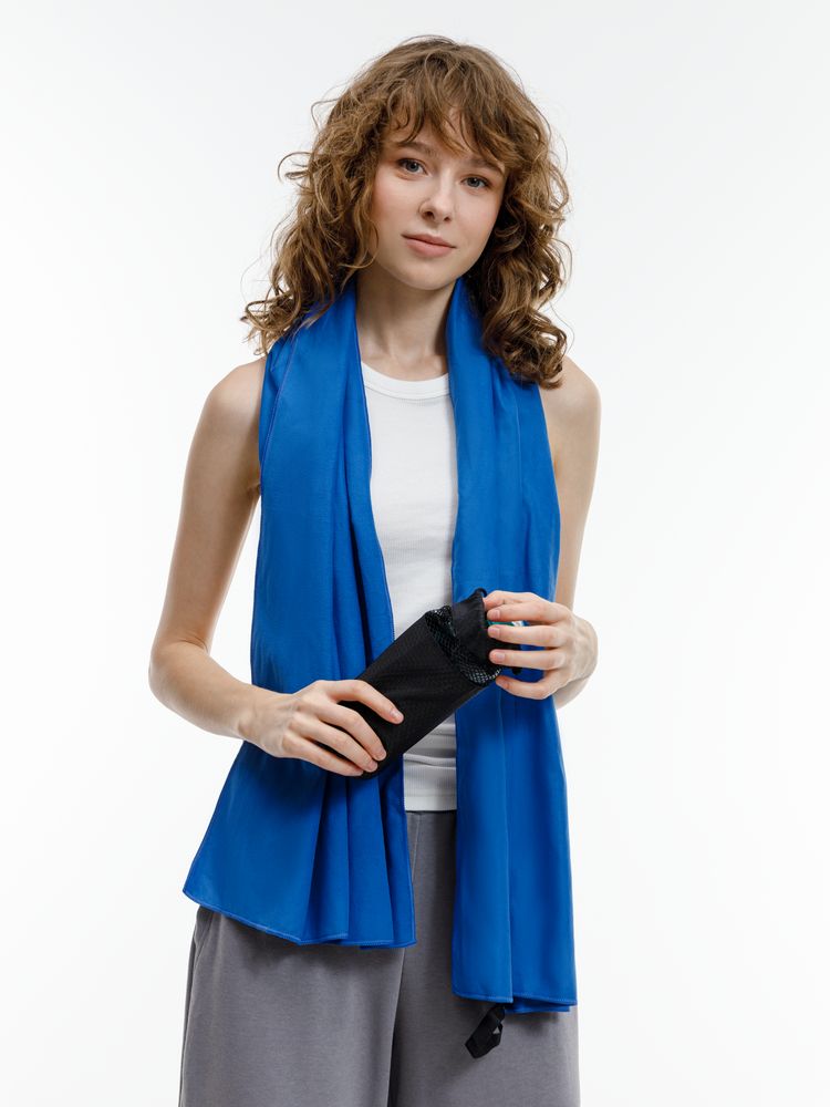 Полотенце спортивное Snaab, синее — изображение 11