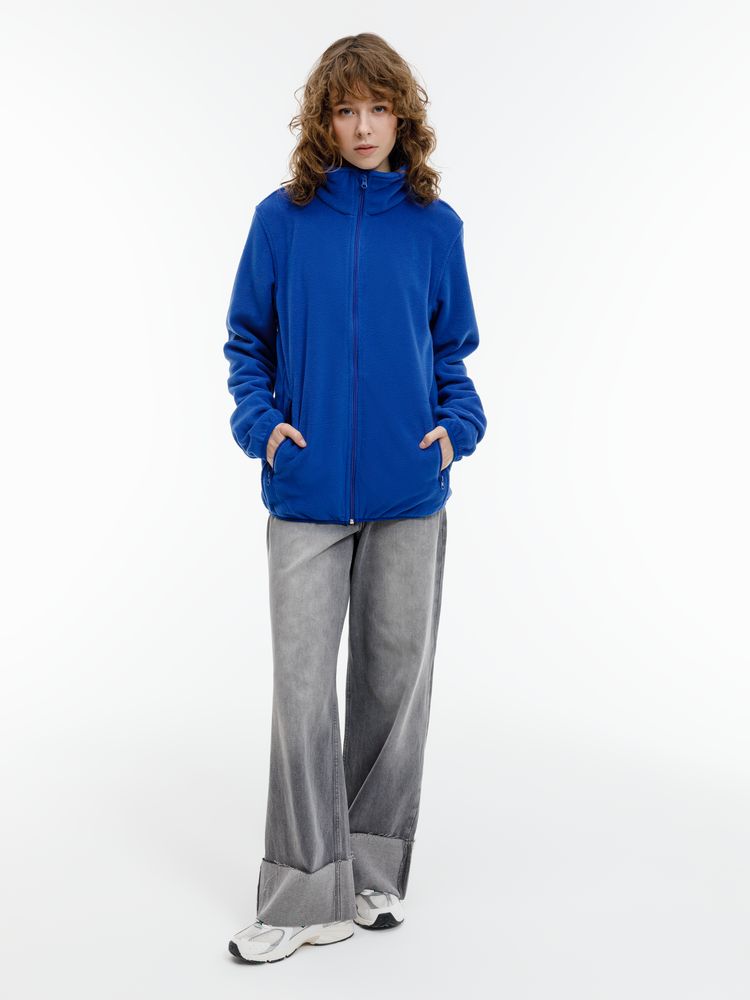Куртка флисовая унисекс Nesse, синяя — изображение 11