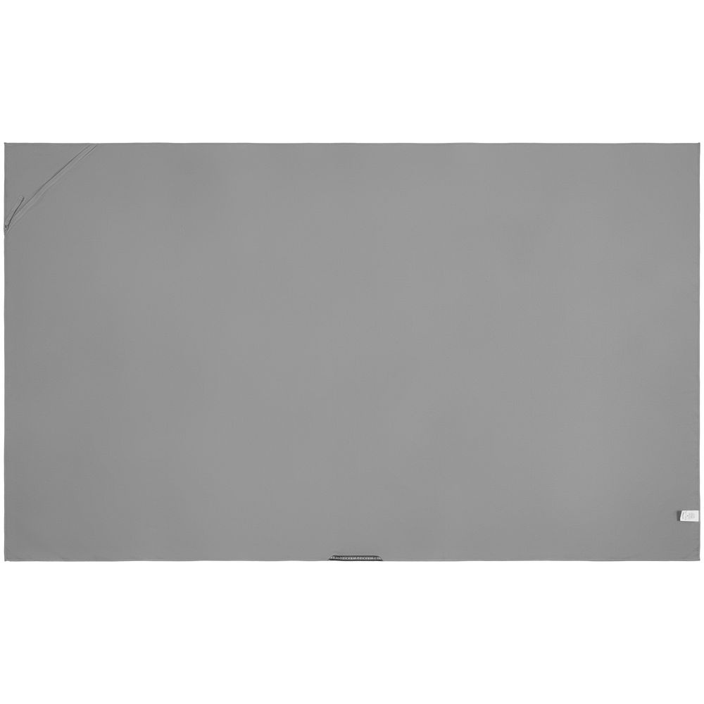 Полотенце спортивное Hard Work, серое — изображение 4