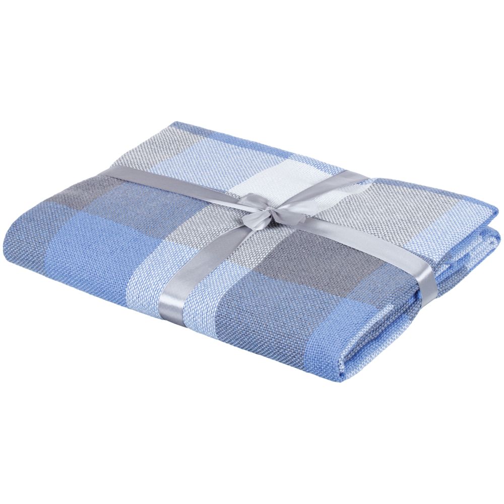 Плед London, синий — изображение 4