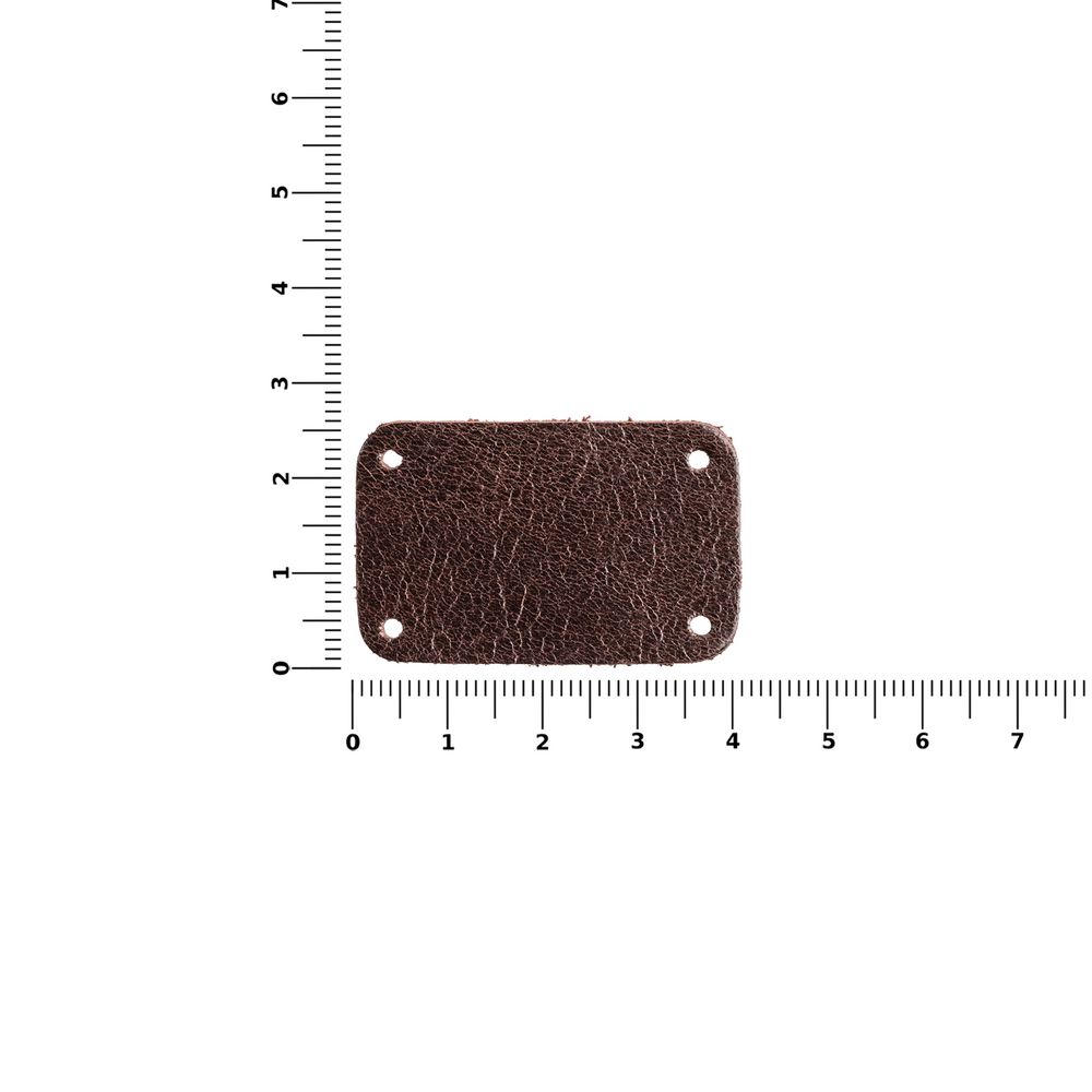 Лейбл кожаный Beta, S, коричневый — изображение 4