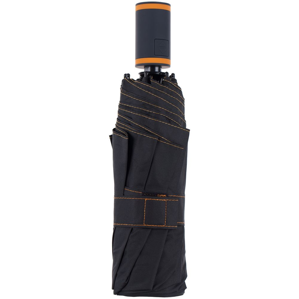 Зонт складной AOC Mini с цветными спицами, оранжевый — изображение 7