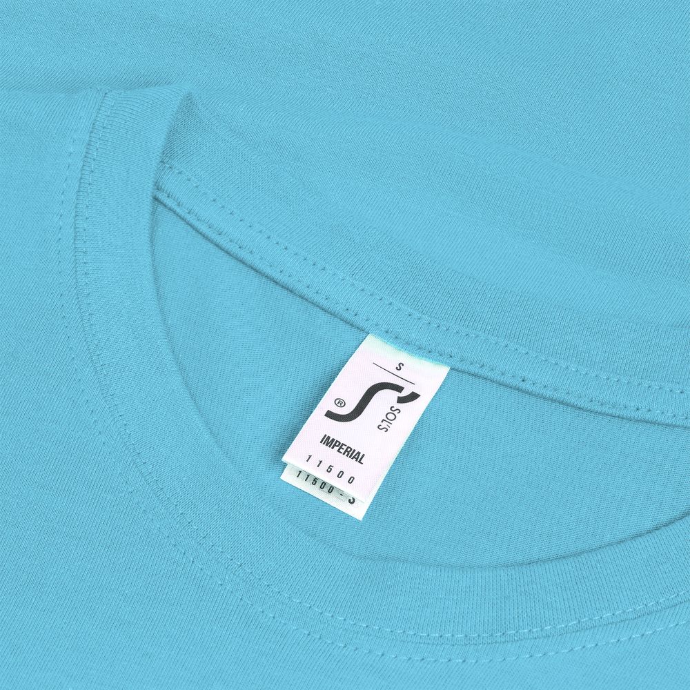 Футболка Imperial 190, бирюзовая — изображение 4