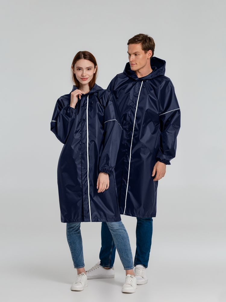 Дождевик со светоотражающими элементами Rainman Blink, синий — изображение 11