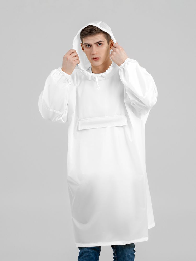 Дождевик-анорак Alatau, белый, единый размер — изображение 5