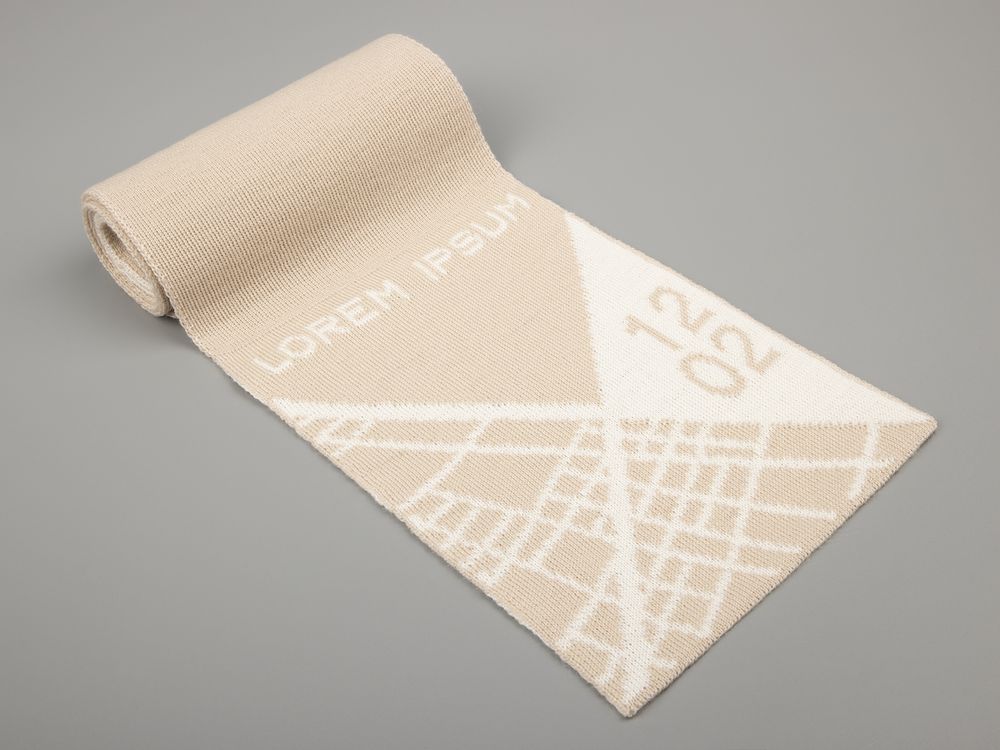 Шарф на заказ Tricksy Rand, S, полушерсть — изображение 6