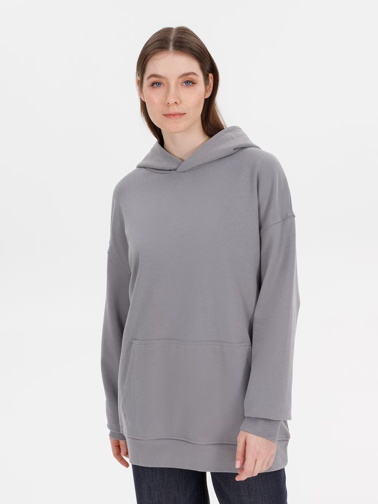 Худи оверсайз унисекс Outshine, серое — изображение 7