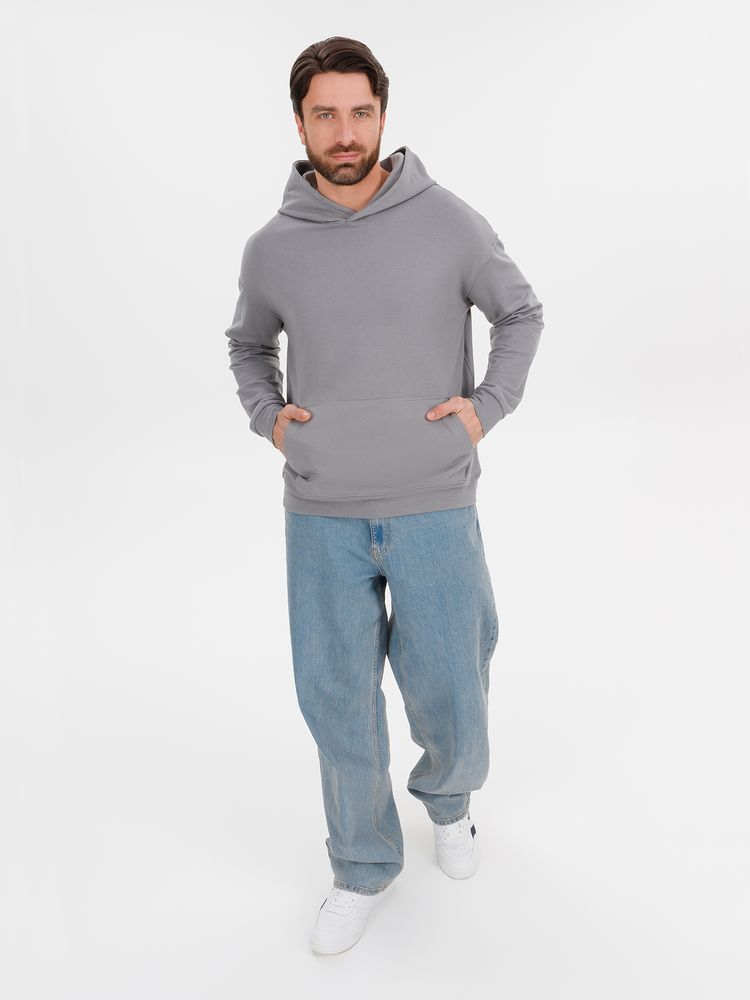 Худи оверсайз унисекс Outshine, серое — изображение 13