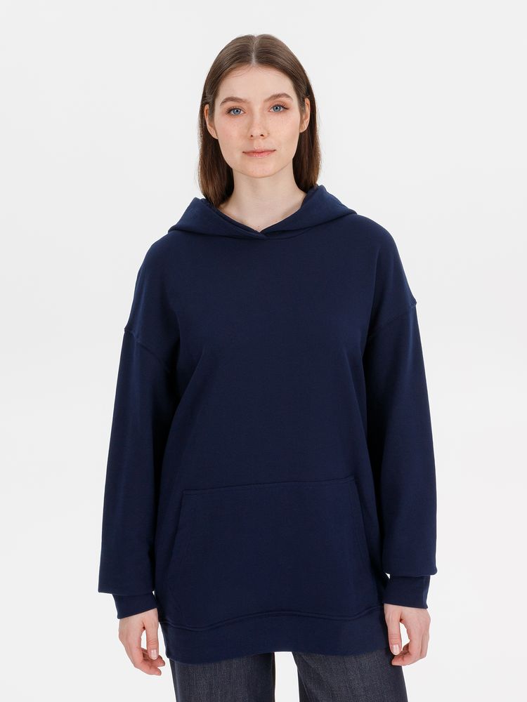 Худи оверсайз унисекс Outshine, темно-синее — изображение 11