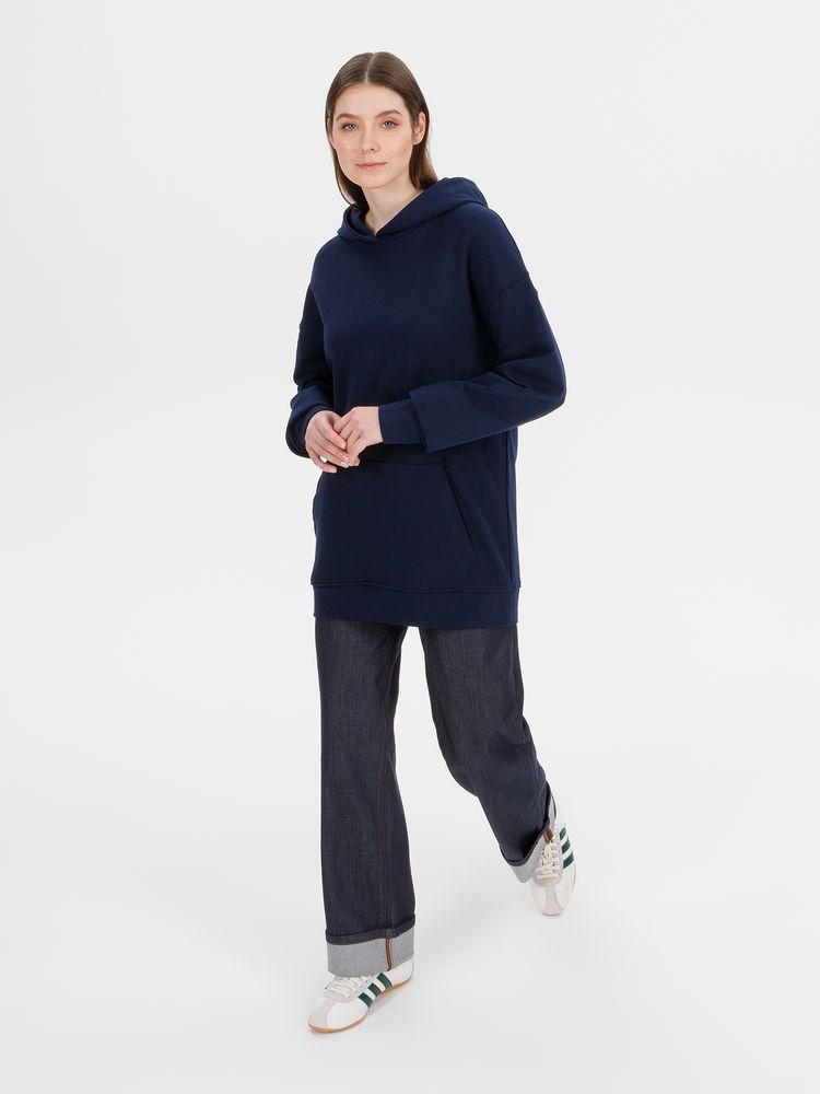 Худи оверсайз унисекс Outshine, темно-синее — изображение 14