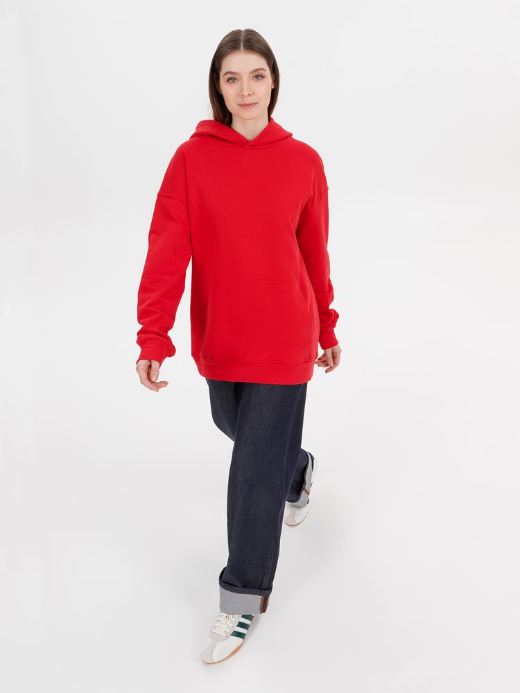 Худи оверсайз унисекс Outshine, красное — изображение 9