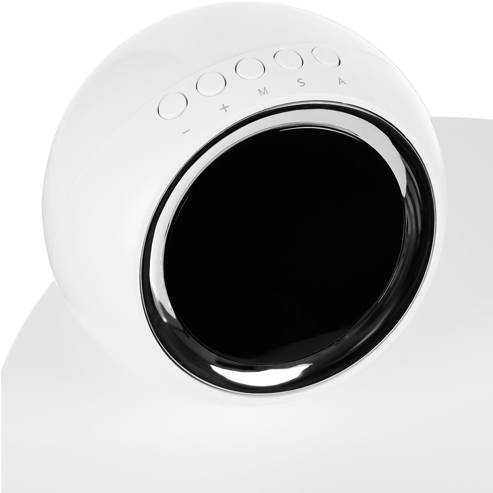 Станция беспроводной зарядки с часами и подсветкой GlobeBee, белая — изображение 7