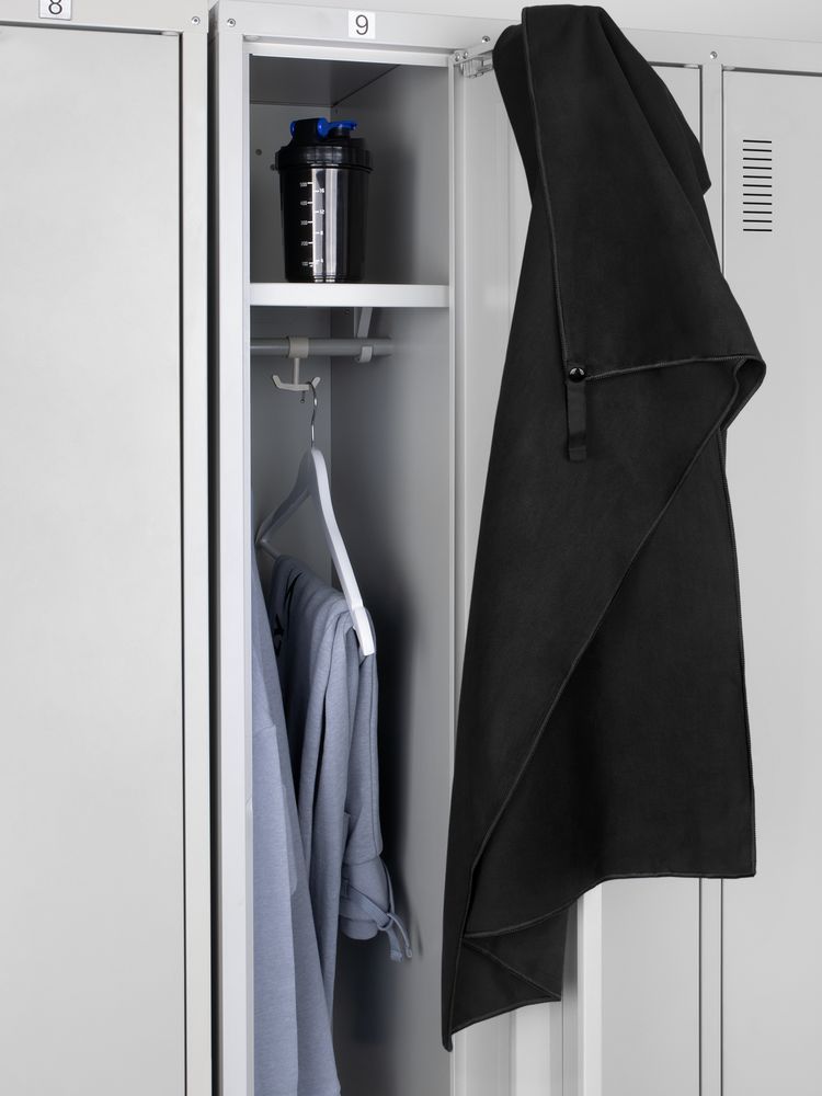 Полотенце спортивное Snaab, черное — изображение 12