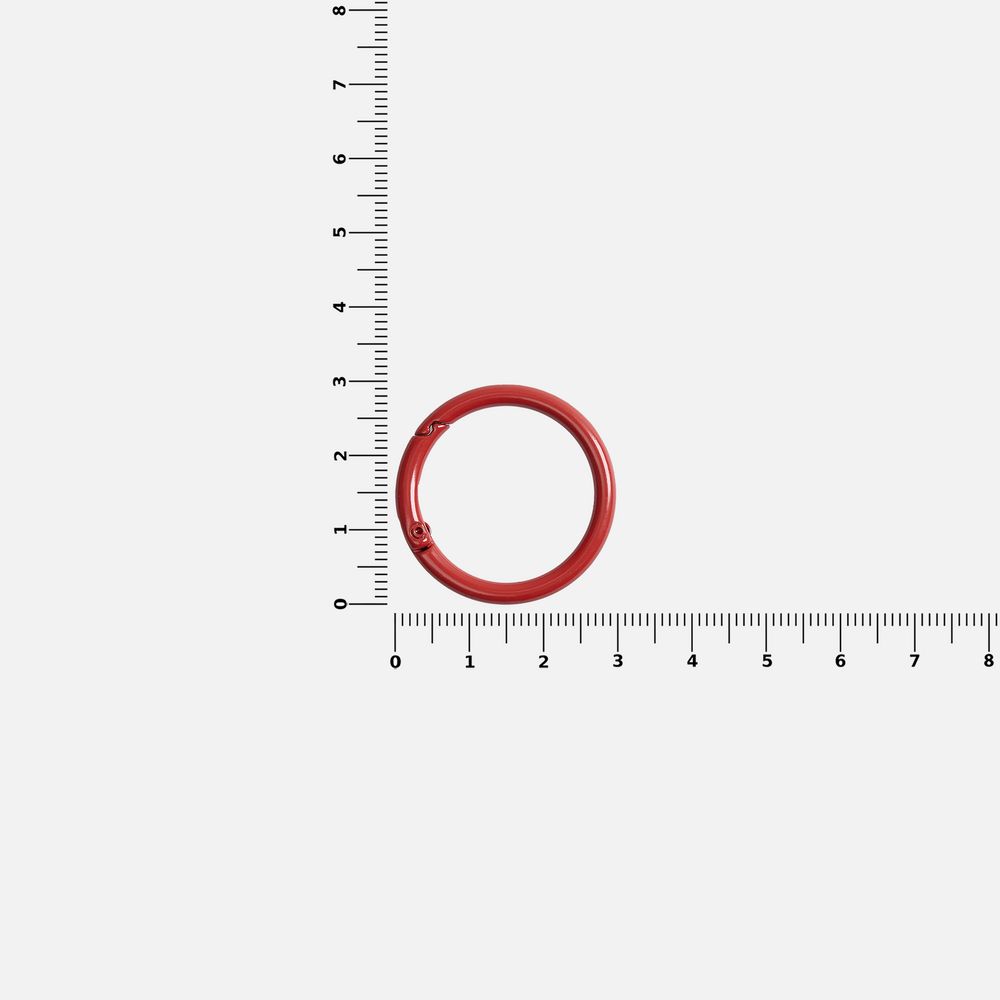 Карабин-кольцо Claus, L, красный — изображение 5